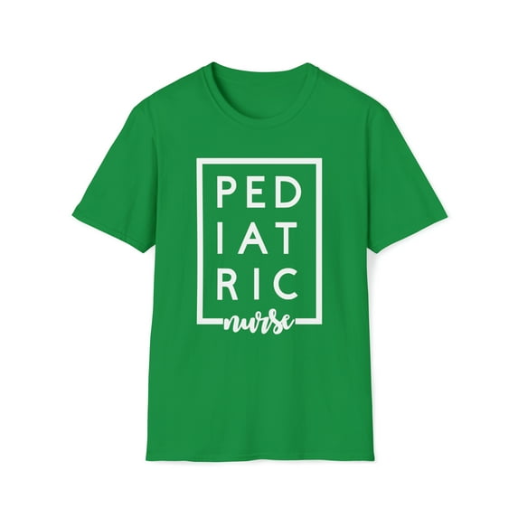 Pediatric Nurse, Gildan Unisex Softstyle Shirt, Nursing Graphic Tee, S-3XL