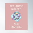 thumbnail image 1 of Pediatric Nurses Are Magical Unicorn Proud Nurse Poster Wall Art, Modern Wall Decor, 8x12 UNFRAMED, 1 of 3