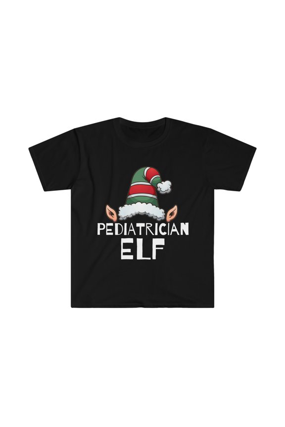 Pediatrician Elf Unisex T-shirt S-3XL Christmas  Medical School Elves