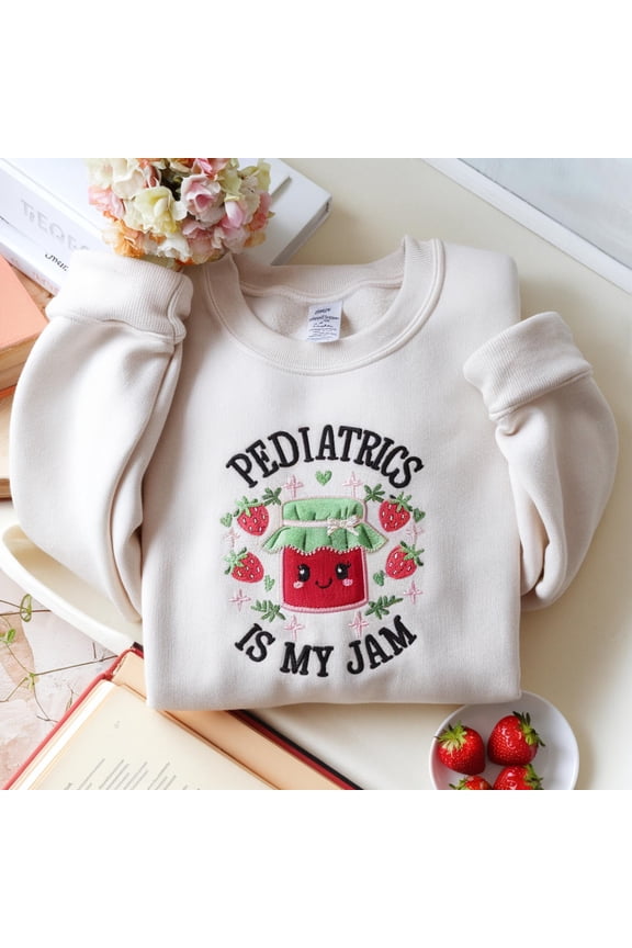 Pediatrics is my Jam Sweatshirt: Peds Nurse RN Sweater