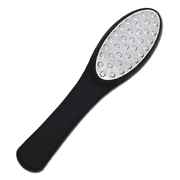 Pedicure Foot File - Callus Remover -Foot Rasp Foot Scrubber Professional Stainless Steel Callus File - Rubber and plastic black