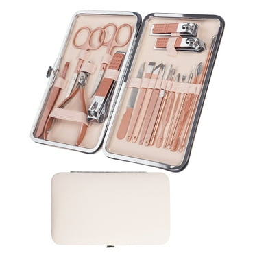 Pedicure Kit,18Pcs Nail Clipper Set,Nail Clipper Kit for Adult,MoHern Finger Nail Clippers Set,Women Manicure Set