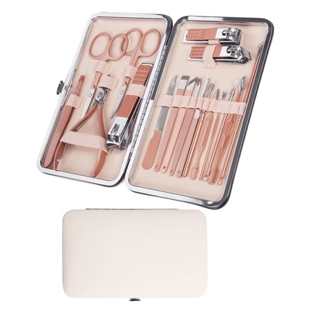 Pedicure Kit,18Pcs Nail Clipper Set,Nail Clipper Kit for Adult,MoHern Finger Nail Clippers Set,Women Manicure Set