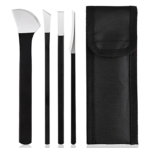 Pedicure Knife Set, Segbeauty 4 Pack Ingrown Toenail Knife, Correction Nippers Clipper Remover