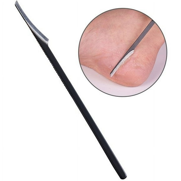 Pedicure Knife Tools Kits, Professional Stainless Steel Foot Scrubber Dead Skin Remover,1Pcs Foot Scraper Knife to Remove Dead Skin Callus Knife Scraping Pedicure Tools for Men Women