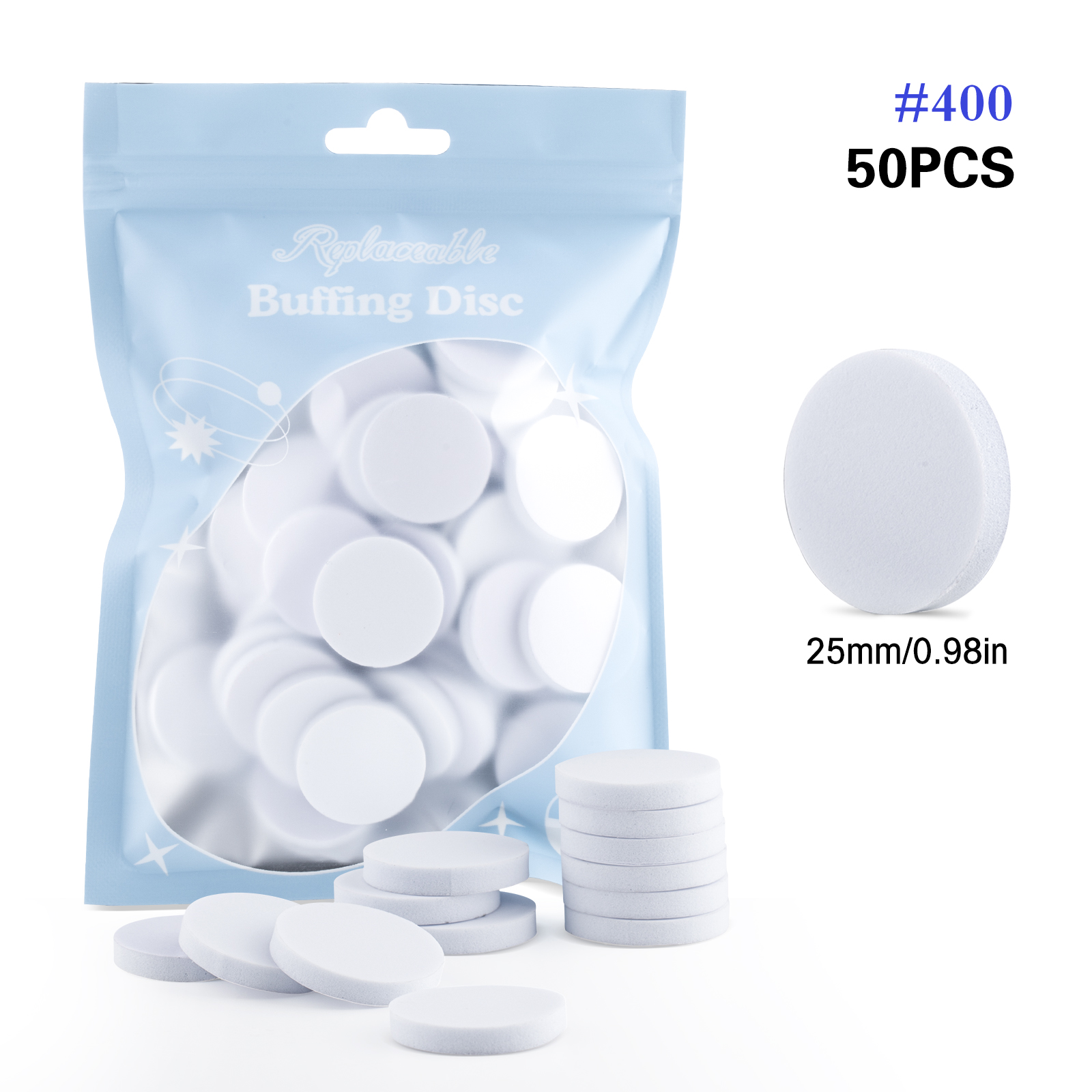 Pedicure Polishing Pads Replaceable SelfAdhesive Sanding Paper Foot