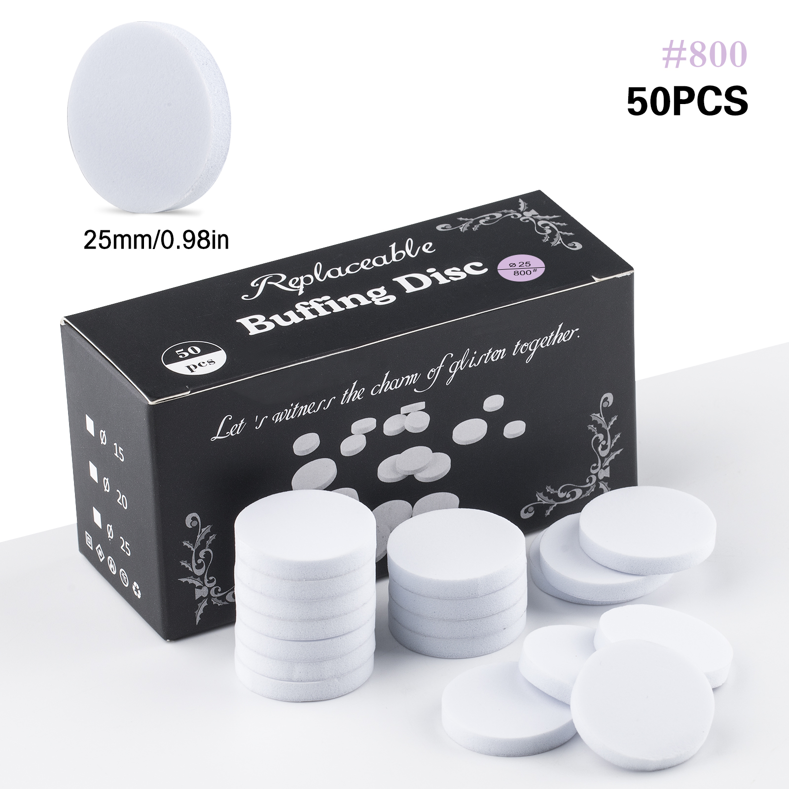 Pedicure Polishing Pads Replaceable SelfAdhesive Sanding Paper Foot