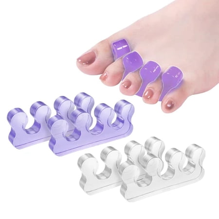 Pedicure Toe Separators for Separating Toenails or Nails Soft Gel Pedicure Kit Washable and reusable. Toe Separators for Women