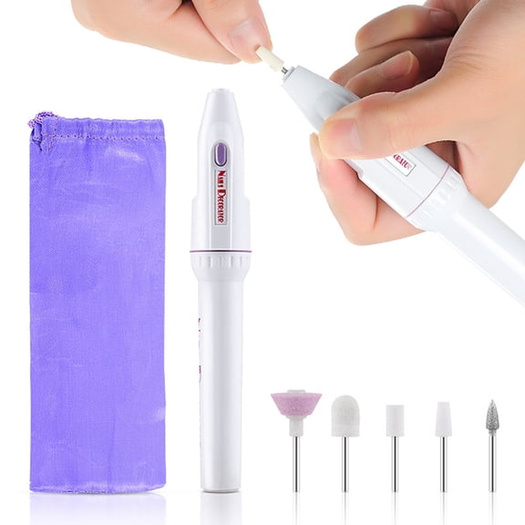 Portable Electric Nail File Machine for Nails Gel Nails Kit Nail Drill Bits Manicure Kit Pedicure Tools Best Gifts for Women Girls