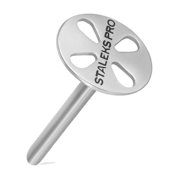Pedicure disc PODODISC STALEKS PRO S and set of disposable file 180 grit 5 pc (15 mm) -PDset-15
