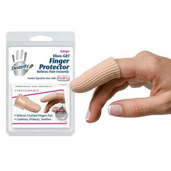 Pedifix Visco-GEL Fabric-Covered Finger Protector-XL