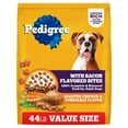 thumbnail image 1 of Pedigree Adult Dry Dog Food, Roasted Chicken And Vegetable Flavor With Bacon Flavored Bites, 44 Lb Bag, 1 of 10