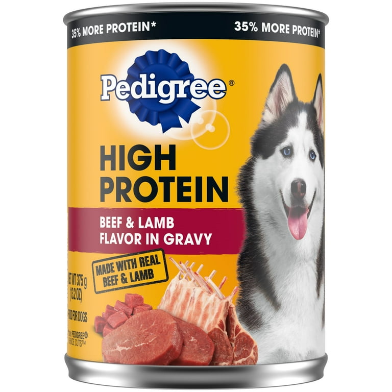 Pedigree Beef Lamb Flavor Gravy Wet Dog Food For Adult 13.2 Oz Can Walmart