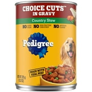 Pedigree Choice Cuts In Gravy Country Stew Adult Canned Wet Dog Food, 13.2 Oz. Can