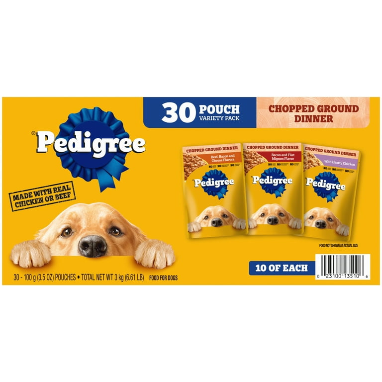 Walmart pedigree canned outlet dog food