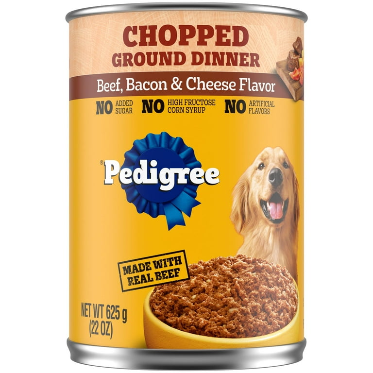 Pedigree Adult Wet Dog Food, Beef, Cheese & Bacon Flavor