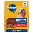 thumbnail image 1 of Pedigree Complete Nutrition Adult Dry Dog Food, Grilled Steak & Vegetable Flavor, 18 lb. Bag, 1 of 11
