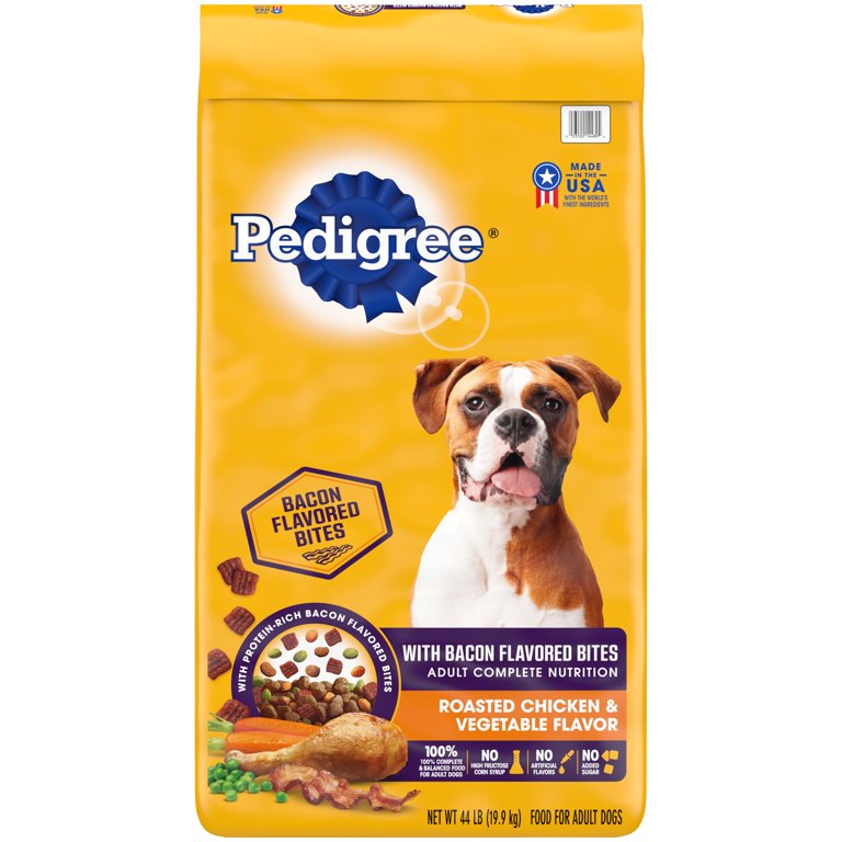 Pedigree Complete Nutrition Roasted Chicken and Vegetable Dry Dog Food 44 lb Bag