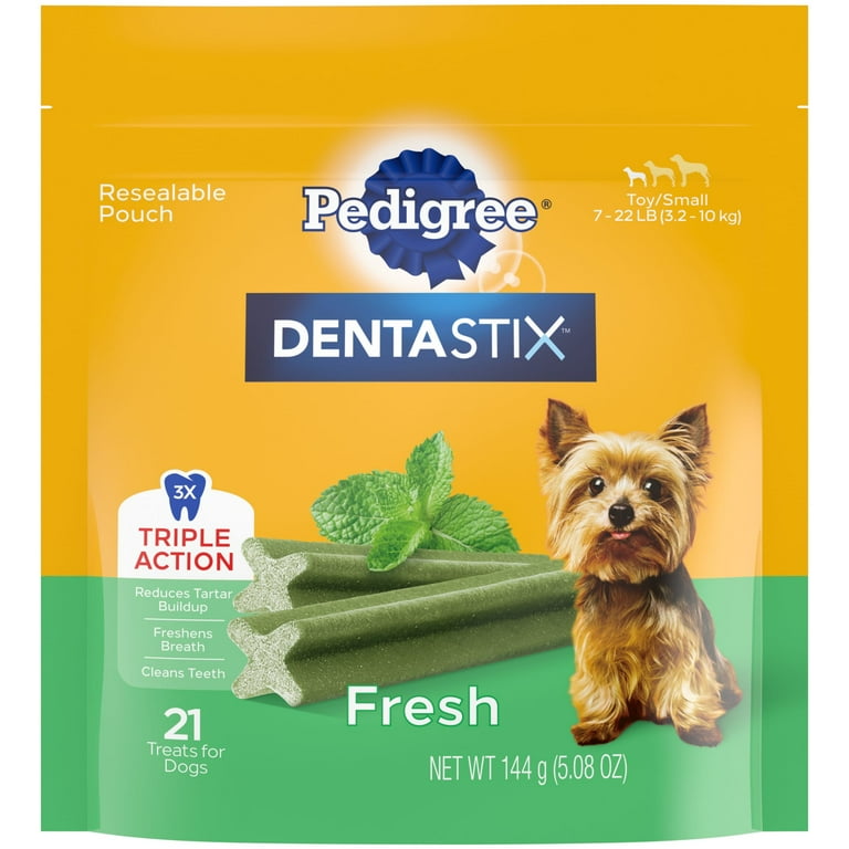 Pedigree Fresh Dentastix Dog Treats for Small and Toy Breeds Pedigree Fresh Dentastix Dog Treats for Small and Toy Breeds