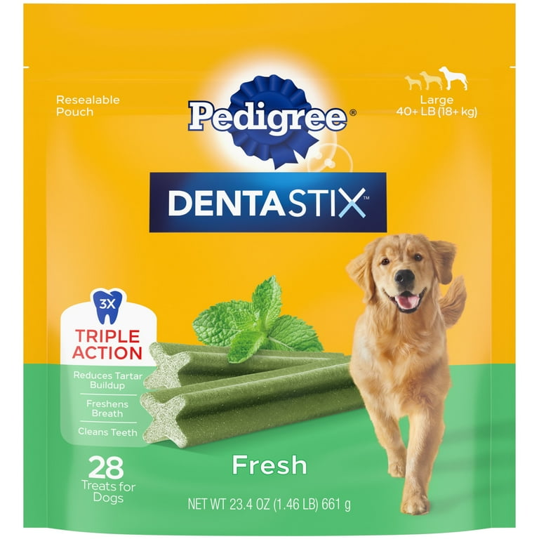 Pedigree Fresh Dentastix Large Dog Treats Pedigree Fresh Dentastix Large Dog Treats