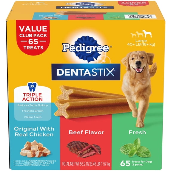 Pedigree Dentastix Multipack, 65 ct.