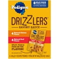 thumbnail image 1 of Pedigree Drizzlers Savory Sauce Multipack Wet Dog, 2.1 Oz Twin Pouches, 8-Pack, 1 of 8