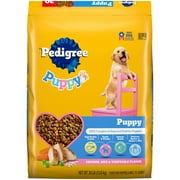 Pedigree Puppy Growth And Protection Chicken And Vegetable Dry Dog Food For Puppies, 30 Lb Bag