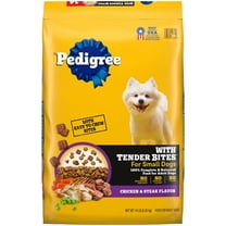 Pedigree With Tender Bites Chicken And Steak Dry Dog Food, 14 Lb Bag