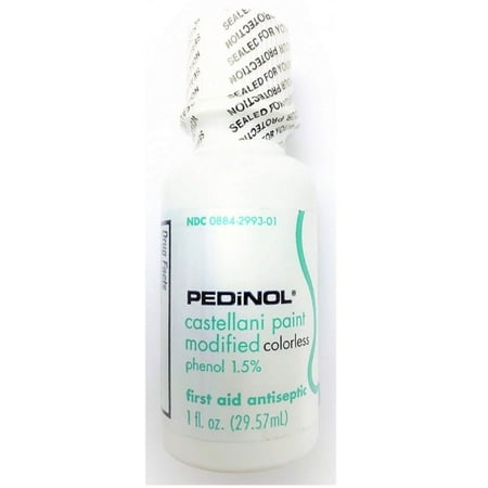 Pedinol Castellani Paint Modified Colorless First Aid Antiseptic, 1 Fl. Oz.