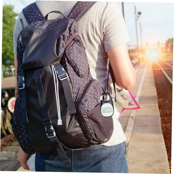 Pedometer, Outdoor Walking Counter, Just Hook It To Your Belt Loop, You Can Also Put it In Your Pocket OR Bag. Simple Design Makes It Easy To Use, Suitable For Hiking, Climbing(White)