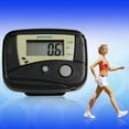 Portable Multifunctional Fitness Pedometer Step, Distance, Calorie Counter with Waist Clip
