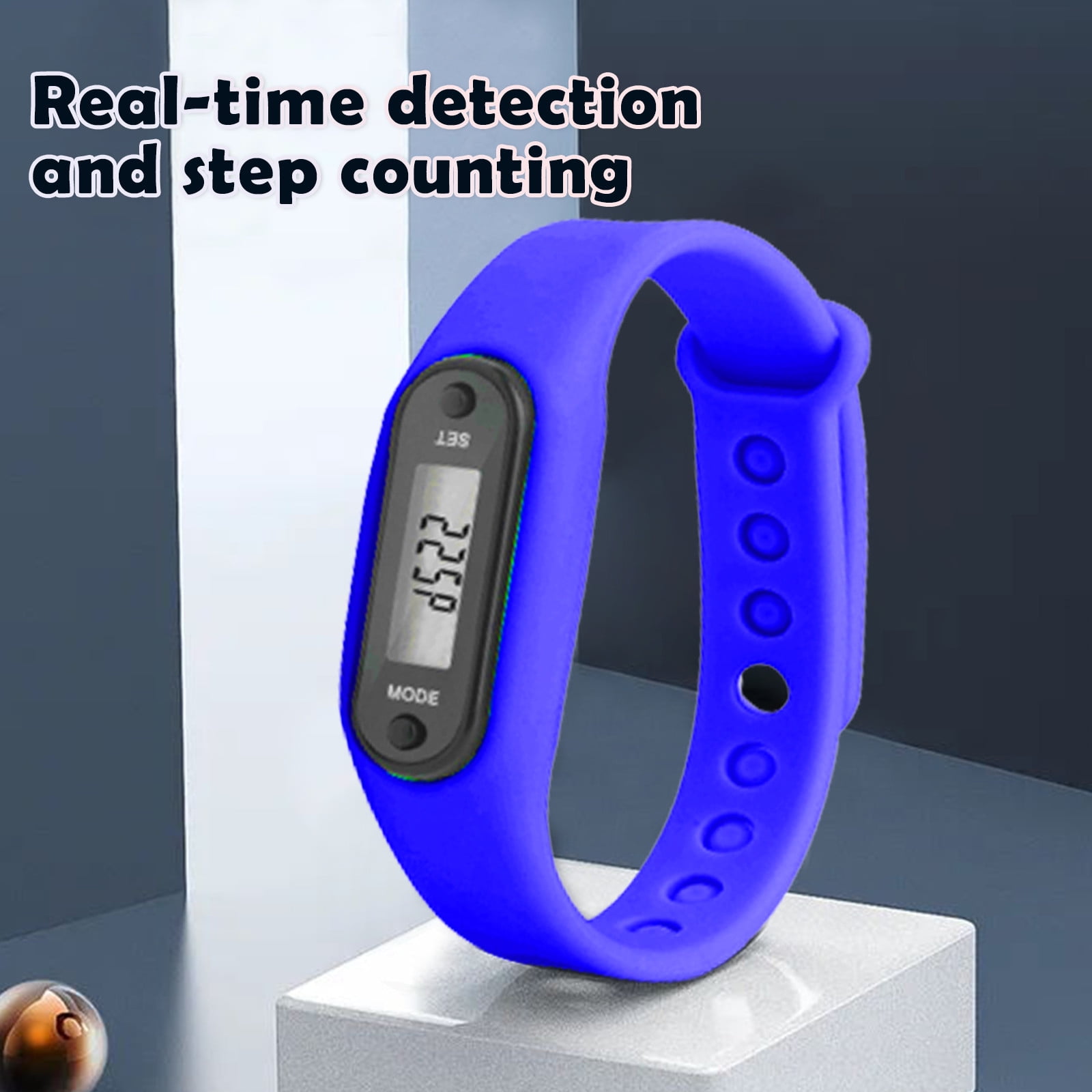 Pedometer Watch Electronic Student Watch Silicone Pedometer Children's