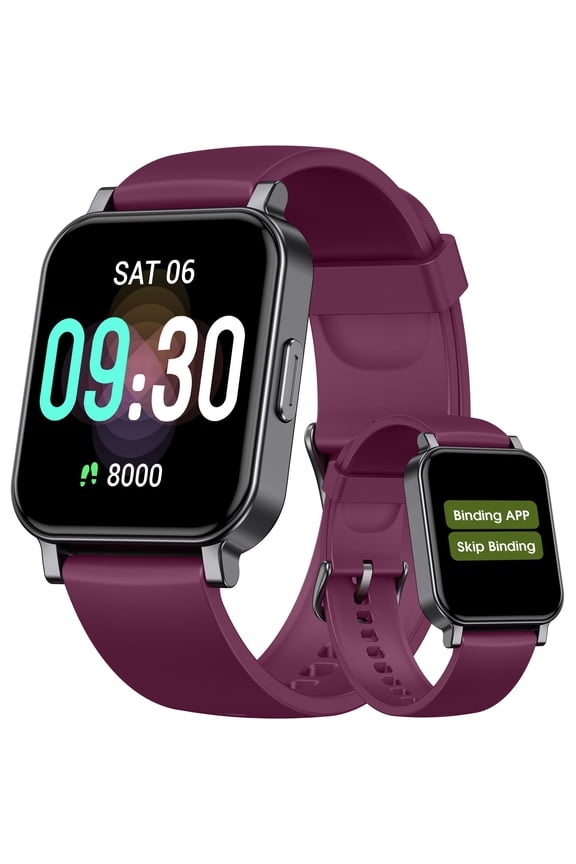 Pedometer Watch - Senior - Friendly, No - App/Phone - Waterproof Fitness Tracker - Step, Calories & Sleep Tracker for Walking & Running - Ideal for Men and Women in Daily Exercise