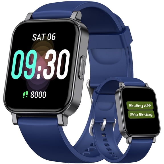 Pedometer Watch - Senior - Friendly, No App/Phone - Waterproof Fitness Tracker - Step, Calories & Sleep Tracker for Walking & Running - Ideal for Men and Women in Daily Life