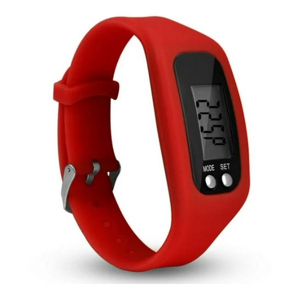 Wearable Exercise Pedometer Watch with LCD Display, Calorie Counter ...