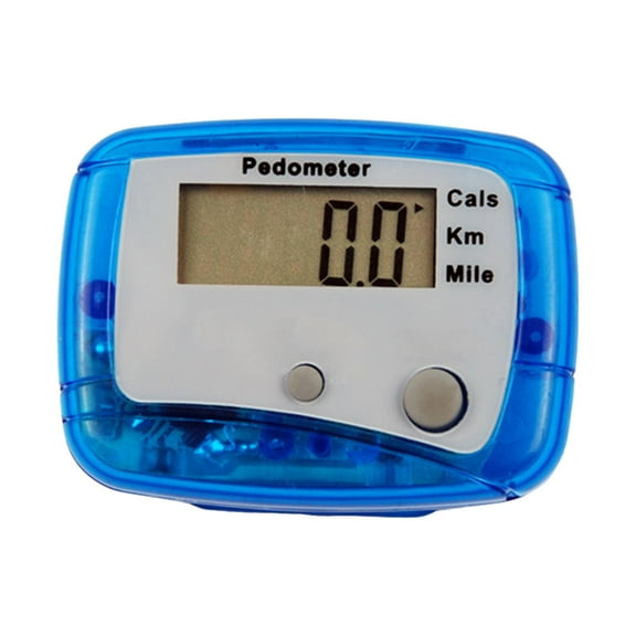 Pedometer for Walking , Walk Motion Clip on, Calorie Distance Counting, Portable Step Counters for Exercise Men Women Jogging blue
