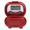 thumbnail image 1 of Pedometers DMC03 Step Distance and Multi-Function, Red Pedometers, 1 of 1