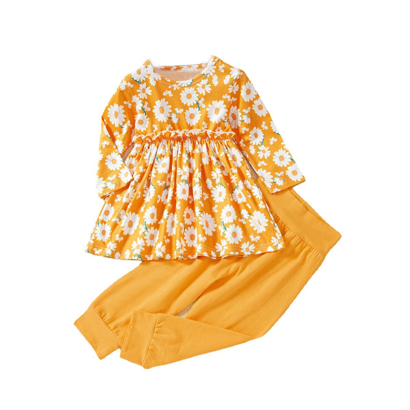 Pedort Baby and Toddler Girls Outfits Sweatshirt and Sweatpants Outfit