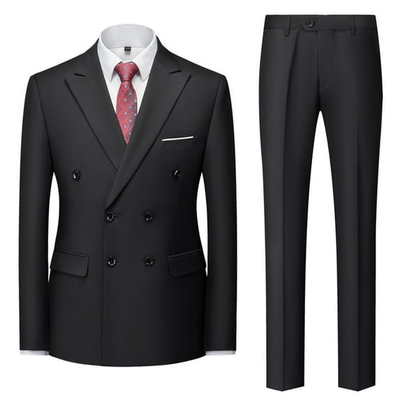 Pedort Blazer for Men Men's Blazer Casual Sport Coats Slim Fit One Button Suit Jacket Lightweight Sports Jacket(Black,XL)