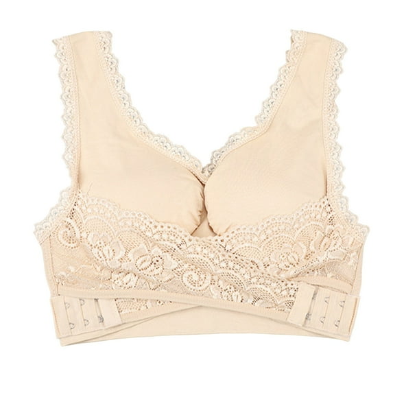 Pedort Bras For Women Women's Underarm Smoothing Underwire Bra Beige,5XL