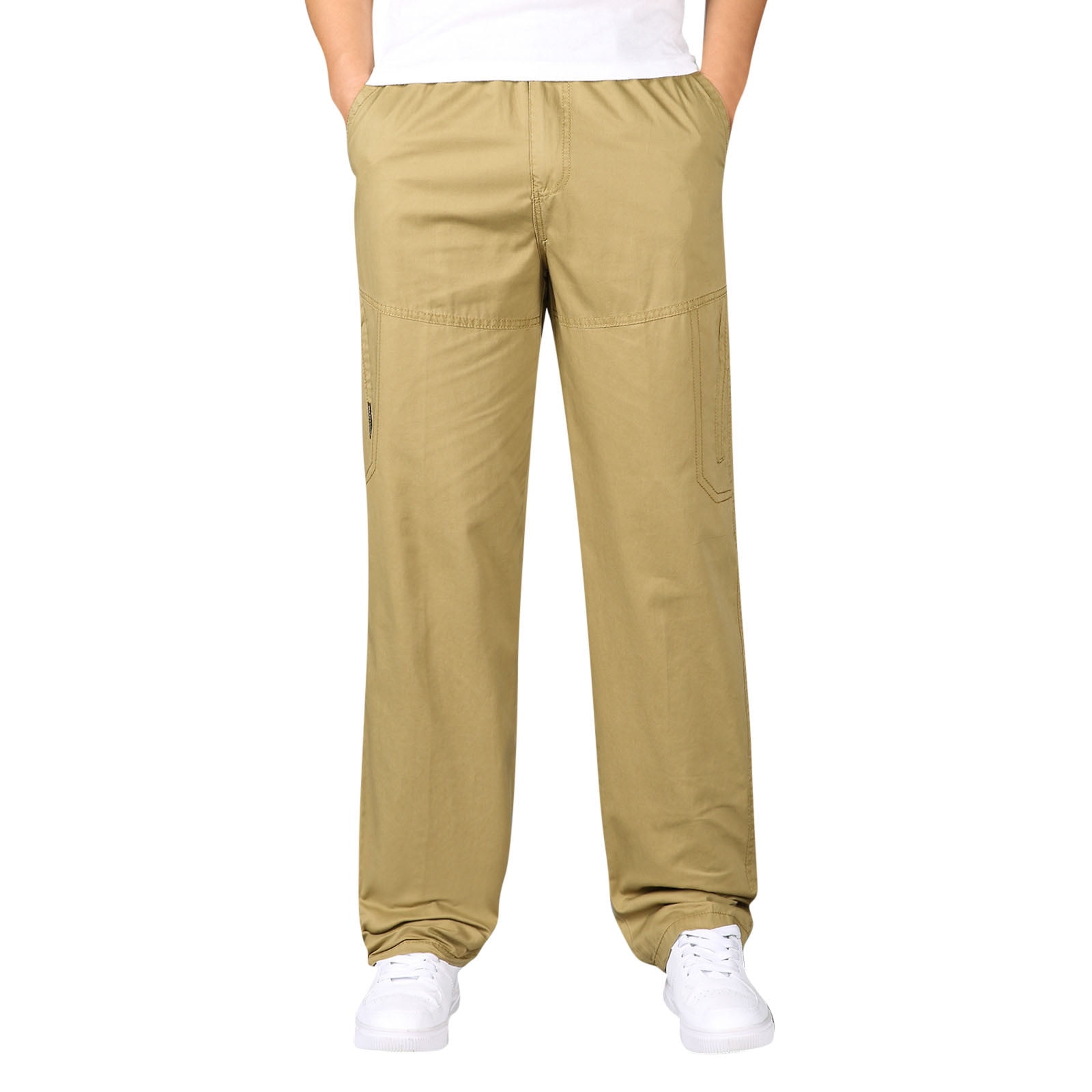 Pedort Cargo Pants For Men Work Mens Extreme Comfort Soft Straight Leg Cargo Pant Yellow5xl 1072