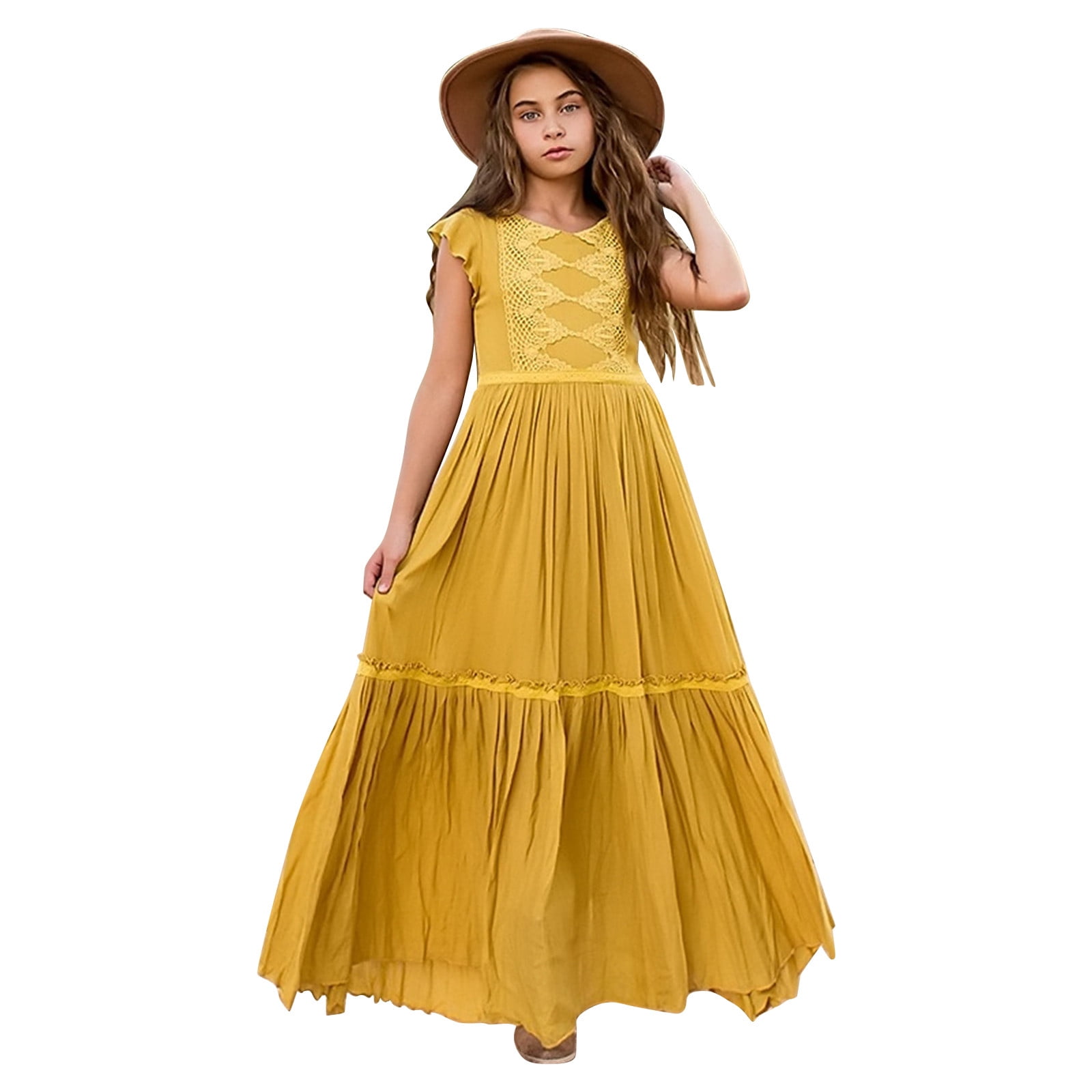 Pedort Formal Dresses For Girls Evening Party Girl's Summer