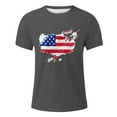 thumbnail image 1 of Pedort Independence Day Men's T-Shirt July 4th Independence Day Men’s Short Sleeve Shirt Golf Shirts T-Shirt Casual Business Tops(H-Gray,M), 1 of 5
