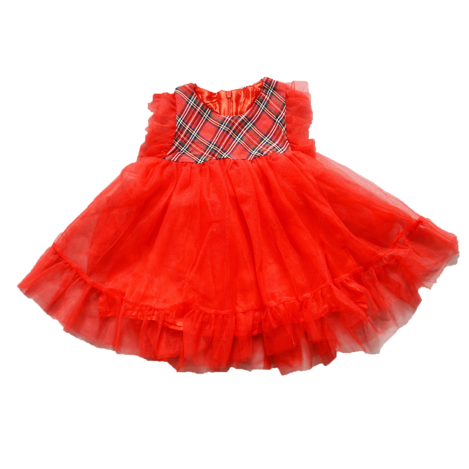 Pedort Little Girl Dresses For Wedding Girls Dresses Ruffle Sleeve