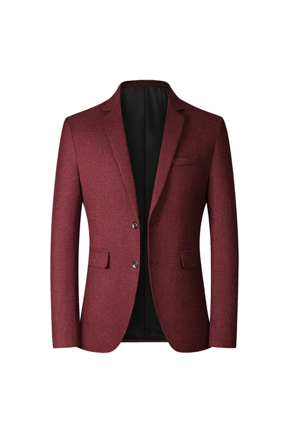 Men Suits Men's Suit Jacket One Button Slim Fit Sport Coat Business Daily Blazer(A,3XL)