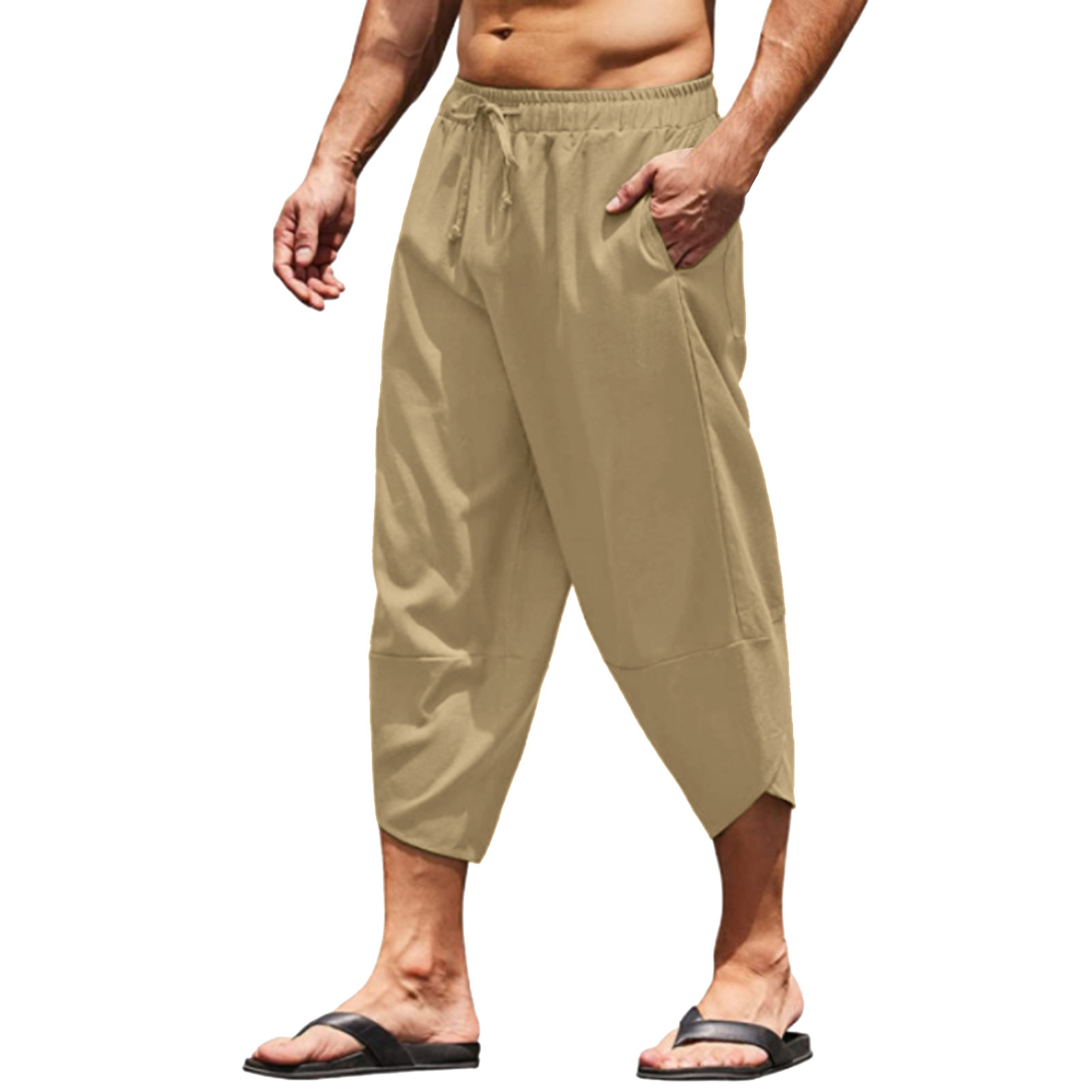 Pedort Men's Relaxed Fit Stretch Cargo Pant Lightweight Exercise Pants