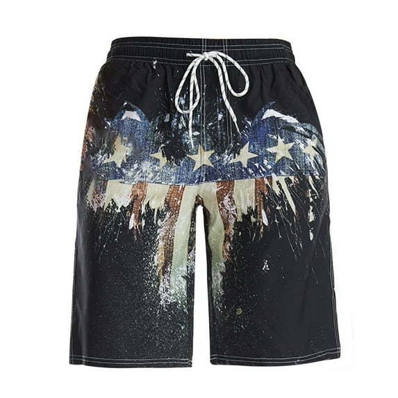 Pedort Mens Shorts Board Shorts Men's Mens Swim Trunks Compression Lined Swim Shorts for Outdoor Bathing Suit Shorts Black,6XL