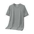thumbnail image 1 of Pedort Polo Shirts For Men Cotton Men's Short-Sleeve Soft Cotton T-Shirt Casual Stylish Tees for Men Dark Gray,3XL, 1 of 5