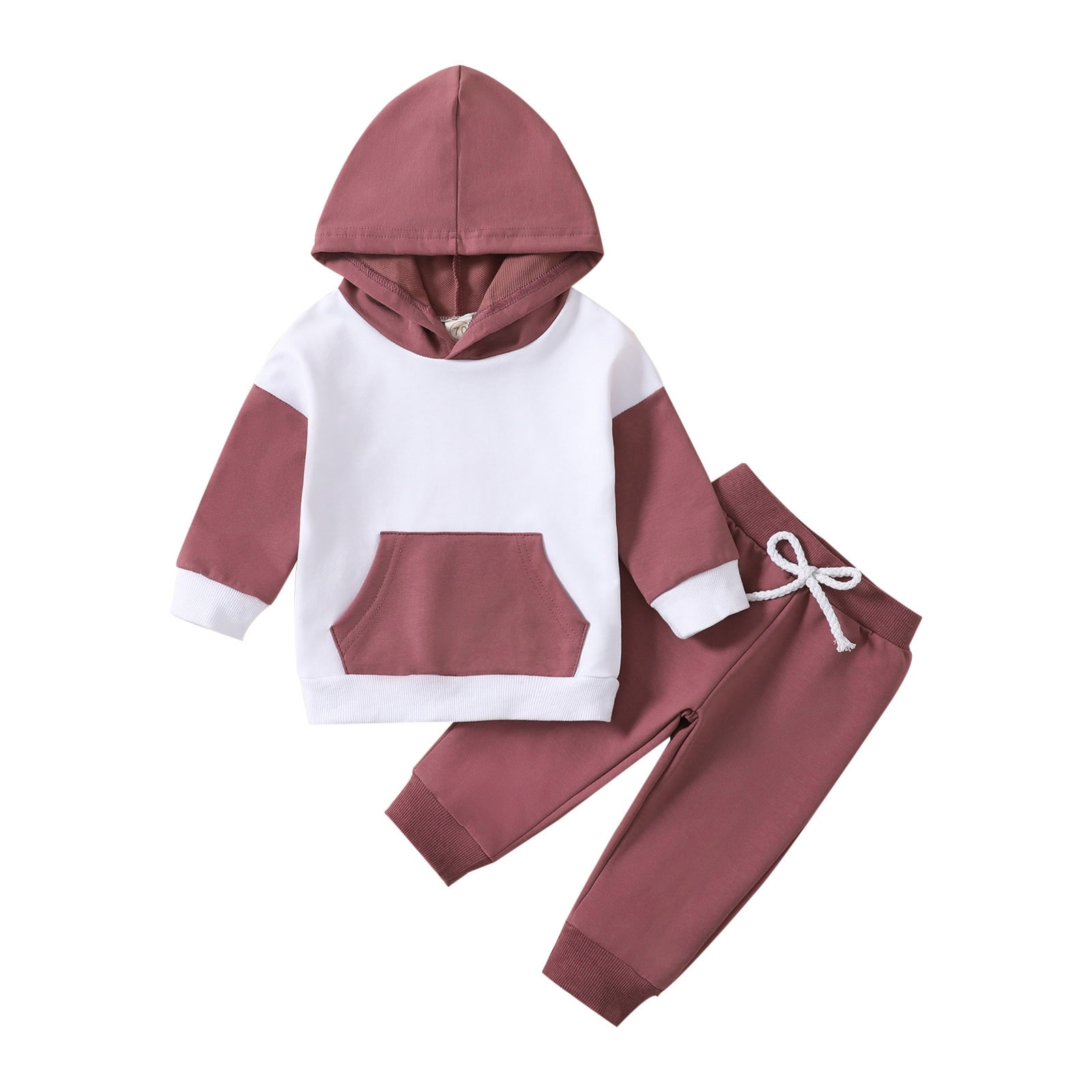Pedort Toddler Baby Girl Outfits Set Pullover Hoodie and Pants Outfit
