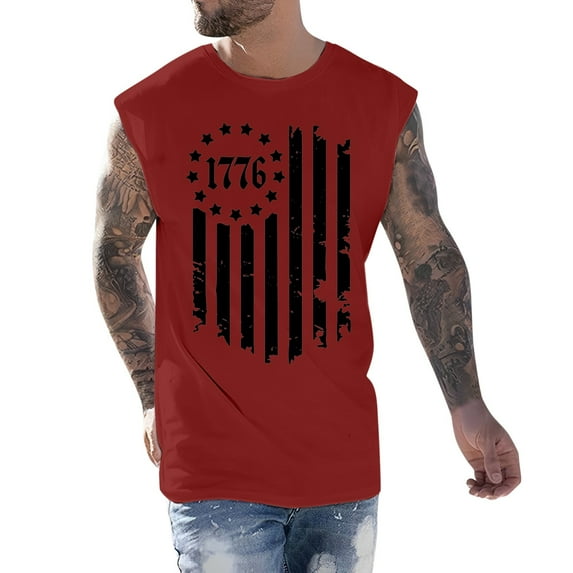 Pedort Tshirts Shirts For Men Mens Slim Fitted Casual Short-Sleeve T-Shirts Casual Loose Crewneck Tee Streetwear Tops Red,S